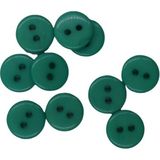 Hobi Reyon 10 Adet 10 mm Yuvarlak Düğme (Su Yeşili) - -
