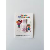 Hobi Reyon 5 Adet Bayram Tebrik Kartı - Bayram Harçlık Kartı - Kurban Bayramı - Ramazan Bayramı Model 1 - Çok Renkli