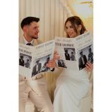 Hobi Sepeti Kişiye Özel Nişan Gazetesi 2 adet | 4 Sayfa 35x50 cm | Fotoğraflı ve İsimli Gazete | Nişanlanıyorlar Gazetesi