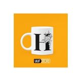 Hobi Shop H Harfi Baskılı Porselen Kupa