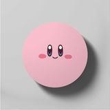 Hobi Shop Kirby Face Nintendo Blushing Smile Bardak Altlığı - 10 cm