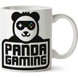 Hobi Shop Panda Gaming Porselen Kupa Bardak - Beyaz - 300 cc