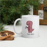 Hobi Shop Tea Rex Baskılı Kahve Kupası - Beyaz - 300 cc