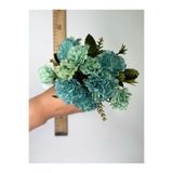 Hobi Stok Yapay Karanfil Küçük Demet - Yapay Çiçek - Süs Çiçeği - El Çiçeği - Plastik Çiçek - 30cm
