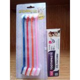 Hobi Toothpaste Kedi Ve Köpekler İçin Diş Macunu 100 Gr+4'Lü Diş Fırça Seti