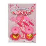 Hobi Toys 15268 Kartela Pembe Tencere Seti