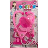 Hobi Toys Oyuncak Doktor Seti Pembe 8 Parça