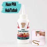 Hobi Tutkalı Hazır Pva 150 Gram Şeffaf Ahşap Karton Kumaş Kağıt Dıy Uygulama Maket Yapım Yapıştırıcı - 1 Adet
