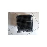 HOBİ ÜZERİNDE GEZİNİLEBİLİR Güvercin Kümes Taban Izgarası 33 cm x 33 cm 1M2 Siyah 9 ADET