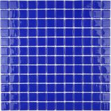 Hobi ve Sanatsal Çalışmalar Için Cam Mozaik. Mozaik ÖLÇÜLERI:25X25MM. File Karo Ölçüsü: 31,5X31,5CM. ( 1 File Karo Fiyatıdır ) - Mavi
