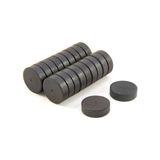 Hobi24 100 Adet Yuvarlak Mıknatıs 18 mm Çok Amaçlı Kullanım için Yüksek Çekim Gücü