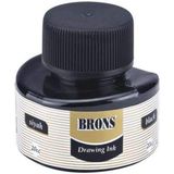 Hobi24 Brons Br-317 Çini Mürekkebi 20Cc - Siyah