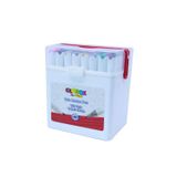 hobi24 GLOBOX ÇİFT UÇLU KEÇELİ KALEM 48 Lİ