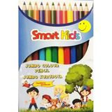 Hobi24 Smart Kids 12 Renk Jumbo Kuru Boya Kalemi Seti Eğlenceli Boyalar Çocuklar İçin Tasarlandı