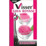 Hobi24 Visser Toz Gıda Boyası 9 Gram - Pembe