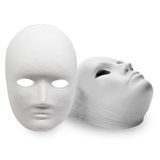 Hobialem 1 Adet, Karton Maske, Boyanabilir, Eğitici Maske Boyama, Etkinlik Ve Hobi Maskesi