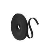 Hobialem 1 Metre - Sırtsırta Cırt Bant, En: 2 Cm, Siyah, Kablo Düzenleyici, Cırt Bağı, Şerit Cırt