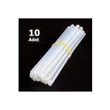 Hobialem 10 Adet, Kalın Silikon, Sıcak Silikon, Şeffaf Mum Silikon, 11 Mm, Sıcak Yapıştırıcı