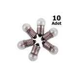Hobialem 10 Adet, Mini Ampül, Deney Setleri Için, 2,5 V, Sarı Ampul, Lamba, Elektrik Devresi
