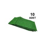 Hobialem 10 Adet, Yapay Çim, A4 Boyutunda, Maket, Dekoratif, Çim Tabakası, Yapay Çim Halı