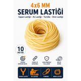 Hobialem 10 Metre 4x6 Serum Lastiği , Sapan Lastiği , Av Lastiği , Turnike Dren Lastiği 4/6 mm