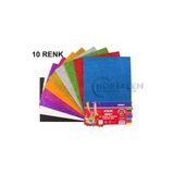 Hobialem 10 Renk, Simli Eva, A4 Boyutunda, Hobi, Okul, El Işi, Simli Eva