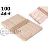 Hobialem 100 Adet, Dil Çubuğu, Dondurma Çubuğu, Abeslang, Doktor Çubuğu - Çok Renkli