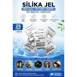 Hobialem 25 Adet 1 gr Silika Jel Nem Alıcı Paket Rutubet Giderici Küf Önleyici Desikant