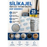 Hobialem 25 Adet - Silikajel, Nem Alıcı, 50 Gr, Rutubet Önleyici Küf Giderici Silicagel