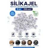Hobialem 250 Adet 5 gr Silikajel Nem Alıcı Rutubet Giderici Küf Önleyici Silika Jel Paket