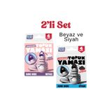 Hobialem 2’li Set - Ayakkabı Topuk Yaması Kendinden Yapışkanlı Ayakkabı Tamir Bandı - Siyah ve Beyaz