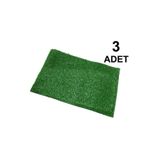 Hobialem 3 Adet, Yapay Çim, A4 Boyutunda, Maket, Dekoratif, Çim Tabakası, Yapay Çim Halı