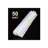 Hobialem 50 Adet, Kalın Silikon, Sıcak Silikon, Şeffaf Mum Silikon, 11 Mm, Sıcak Yapıştırıcı