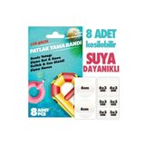 Hobialem Patlak Yama Tamir Bandı 8 Adet Şişme Top Bot Kolluk Pilates Topu Patlak Yaması