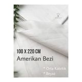 Hobianna Amerikan Bezi (BEYAZ) - Punch Nakış, Dikiş Kumaşı (100x220cm, orta kalınlık)