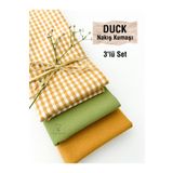 Hobianna Duck Nakış Dikiş Kumaşi 3’lü Set - Pumpkin