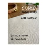 Hobianna Etamin Kanaviçe Kumaşı Aida 14 Count - 100x150cm