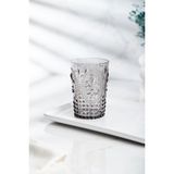 Hobibahçem Akrilik Füme 6'lı Kısa Bardak & Su Meşrubat Kahve Yanı Bardağı 400 ml ( Cam Değildir ) - Belirtilmemiş - 0 - Siyah