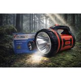 Hobibahçem Q-Max PS-6670 Şarj Edilebilir El Feneri 10W Güçlü LED Taşınabilir Uzun Ömürlü Projektör Fener - 0,5