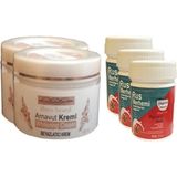 Hobibahçem Süper Three Brand Vücut Kremi 100 ml Arnavut Kremi 2 Adet + Rus Merhemi 50 ml 3 Adet - Belirtilmemiş