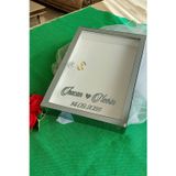 Hobicehayaller 25X35 Cm Füme Isimli Ledli Derin Anı Çerçevesi! Yeni Moda Gül Kutuları!