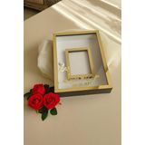 Hobicehayaller 25X35 I?Simli Ve Ledli Fotoğraf Bölümlü Anı Çerçevesi! Yeni Moda Gül Kutuları!