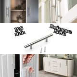 Hobidabi 128MM Inox Kulp Paslanmaz Tv Ünitesi Yatak Odası Mobilya Çekmece Vestiyer Mutfak Dolap Kulbu