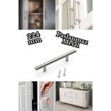 Hobidabi 224MM Inox Kulp Paslanmaz Tv Ünitesi Yatak Odası Mobilya Çekmece Vestiyer Mutfak Dolap Kulbu