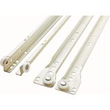 Hobidabi 50 cm Klasik Kızaklı Dolap Çekmece Rayı 1 Çekmecelik (4 Parça Karşılıklı) - Beyaz