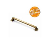 HOBİDABİ Canik Antik Sarı 224mm Kulp Mobilya Tv Ünitesi Yatak Odası Çekmece Vestiyer Mutfak Dolap Kulbu