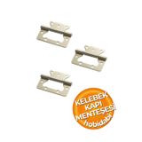 Hobidabi Kelebek Menteşe 10Cm Kelebek Metal Yönsüz 2Mm Kapı Menteşesi 3 Adet