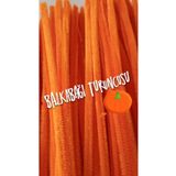 hobidaşım Şönil Balkabağı turuncu 30 cm 20 li 1 Paket Tüylü Tel Peluş Tel 30 cm Elişi Okul Projeler
