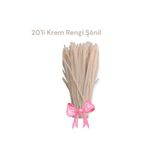 hobidaşım Şönil Krem rengi 30 cm 20 li 1 Paket Krem Renkli Tüylü Tel Peluş Tel 30 cm Elişi Okul Projeler