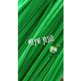hobidaşım Şönil Meyve Yeşili 30 cm 20 li 1 Paket Yeşil Renkli Tüylü Tel Peluş Tel 30 cm Elişi Okul Projeler
